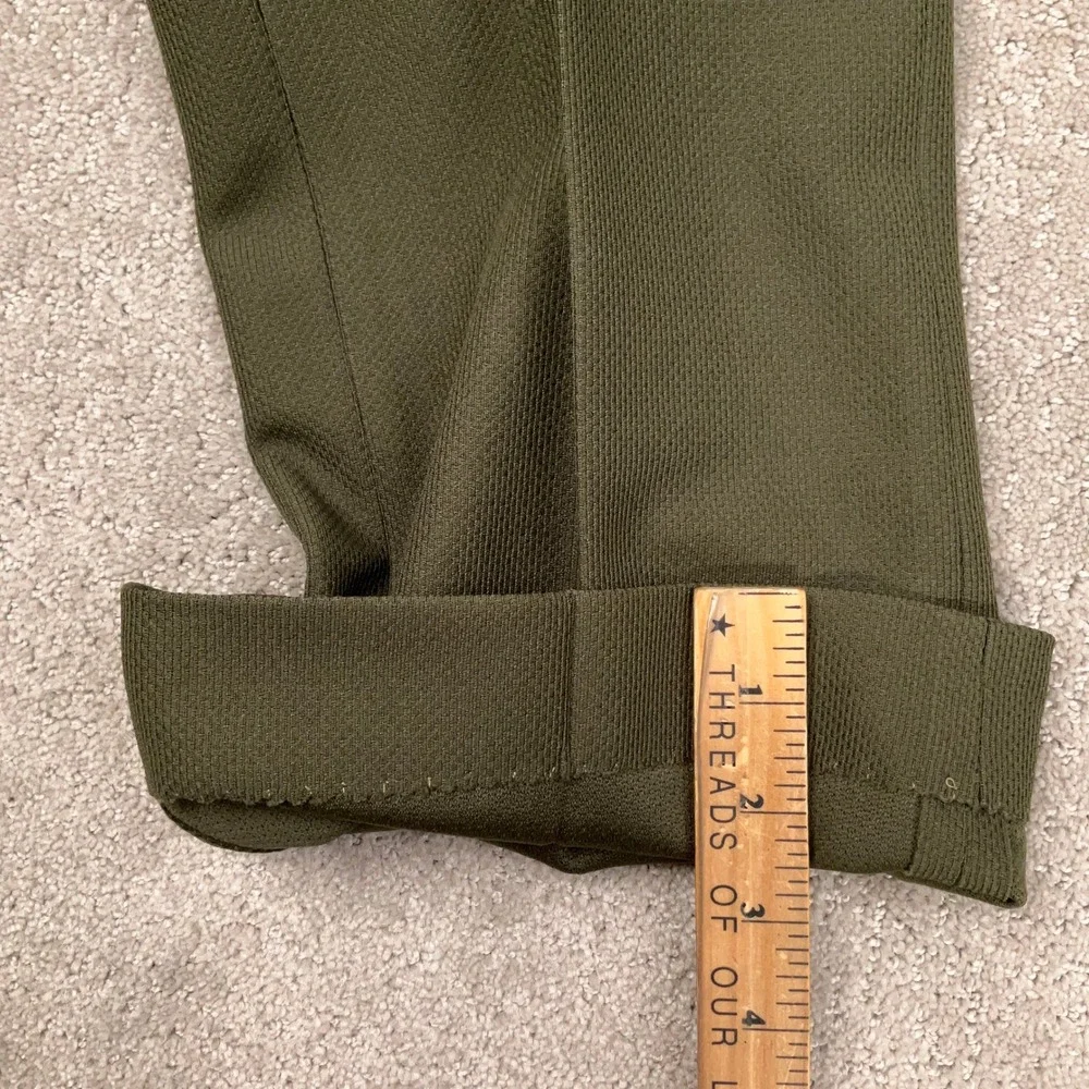 Palm Beach Suit Mens 42R Olive Green 2pc Gold Button 70s Leisure USA Officewear